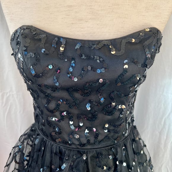 mid-2000s Betsey Johnson Tulle & Sequin Retro Party Dress - Picture 9 of 11